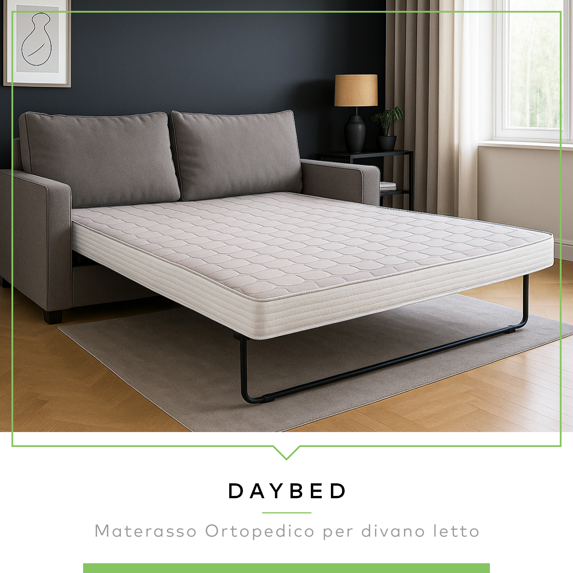 Matelas pour canapé-lit de 14 cm de haut DAYBED MEMORY - 1 Matelas pour canapé-lit de 14 cm de haut DAYBED MEMORY - 1