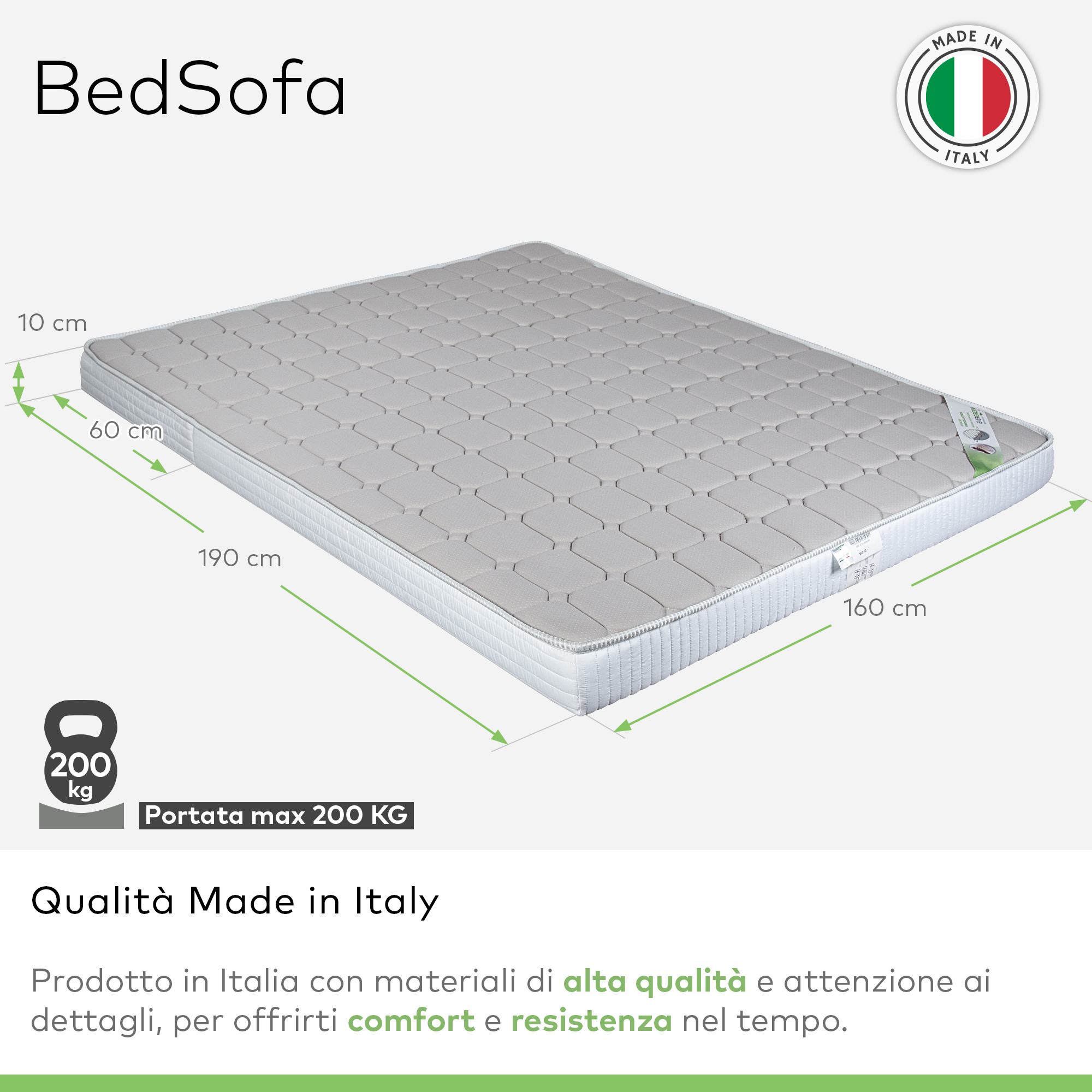 Matelas BED SOFA MEMORY - 11 Matelas BED SOFA MEMORY - 11