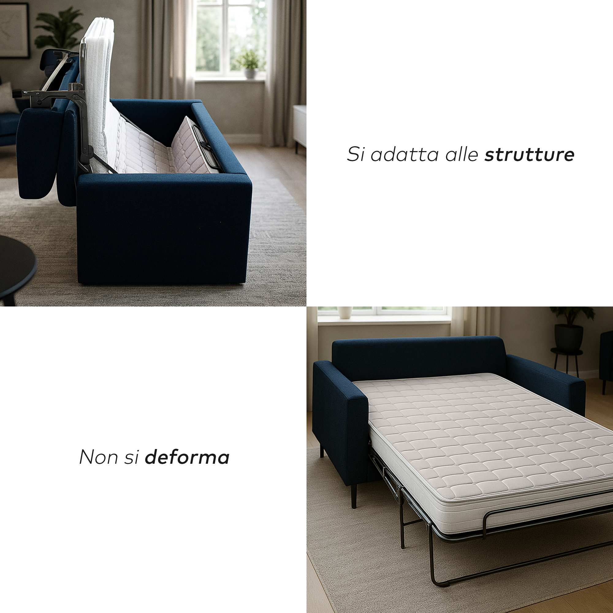 Matelas pour canapé-lit de 14 cm de haut DAYBED MEMORY - 3 Matelas pour canapé-lit de 14 cm de haut DAYBED MEMORY - 3