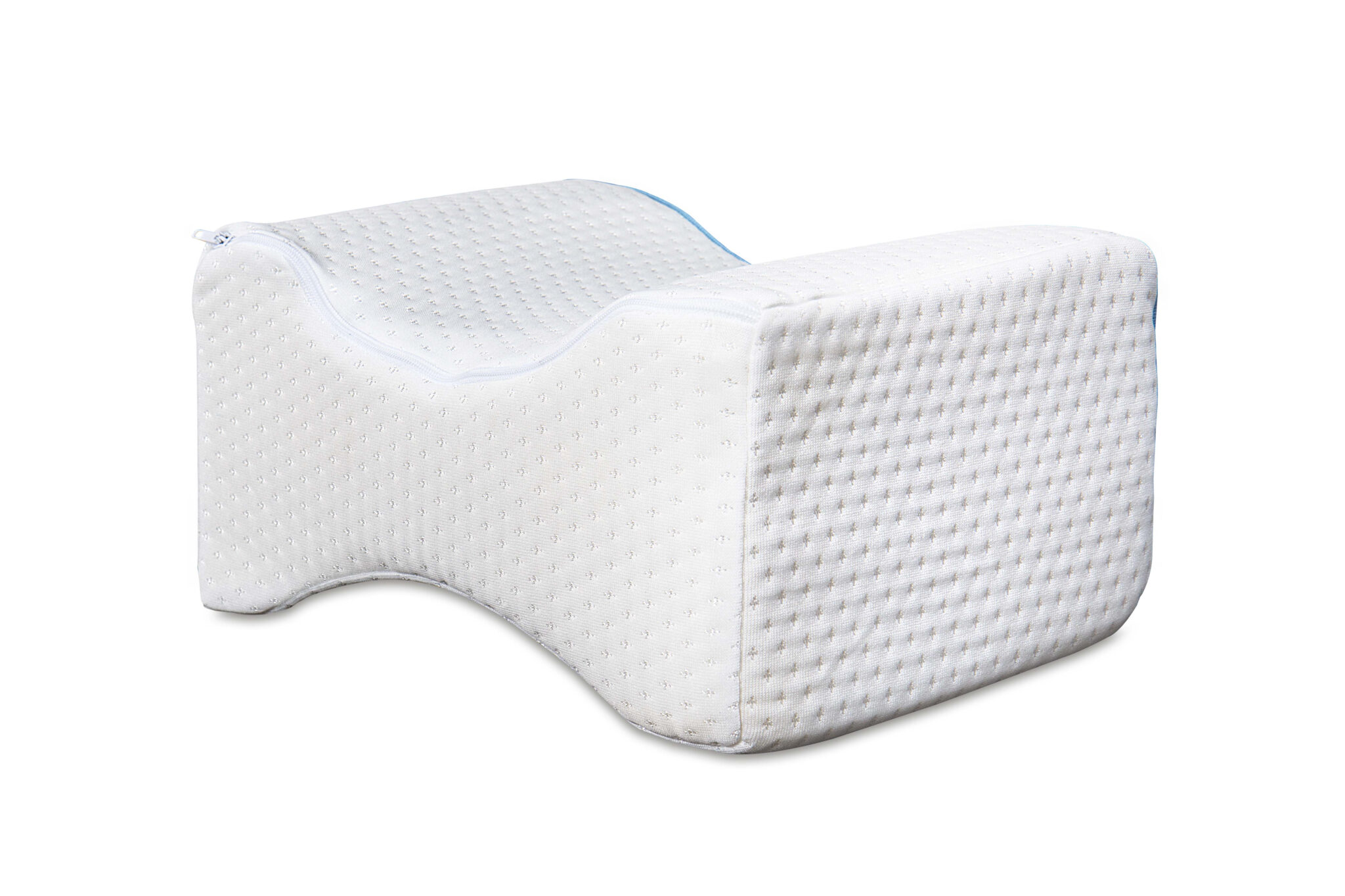 Oreiller Pour Jambes Et Genoux - Coussin Orthopédique Bleu Pour Soulager La Douleur - Lavable