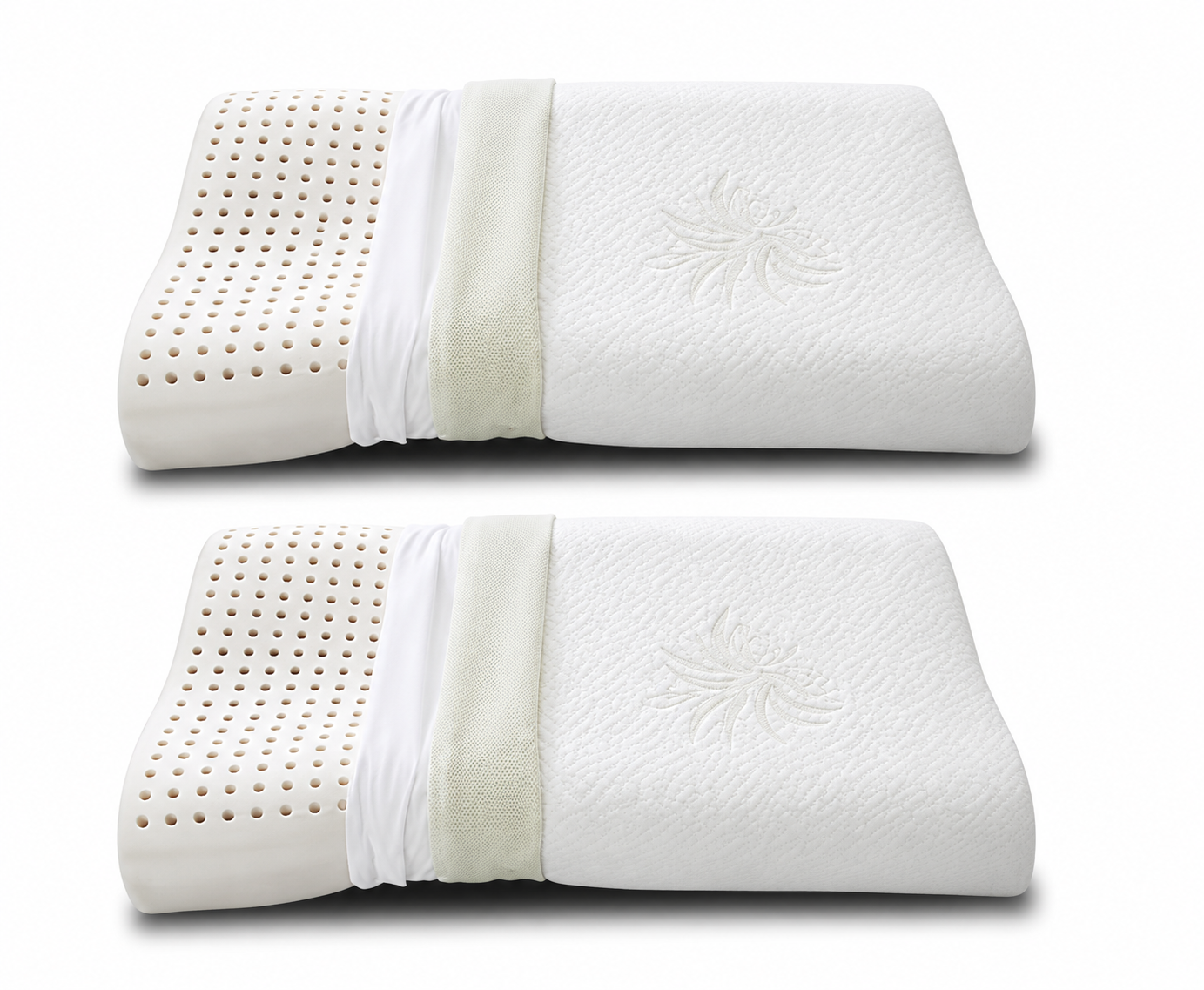Oreiller cervical en Latex avec Aloe Vera - 0