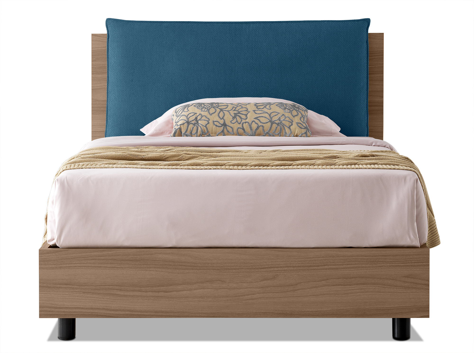 Letto Piazza e Mezza Contenitore Frassino YORK