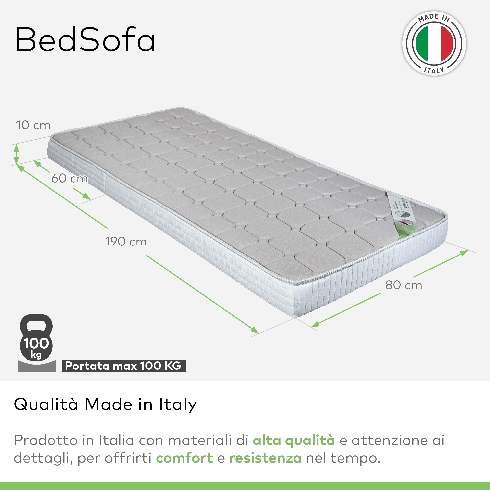 Matelas BED SOFA MEMORY - 7 Matelas BED SOFA MEMORY - 7